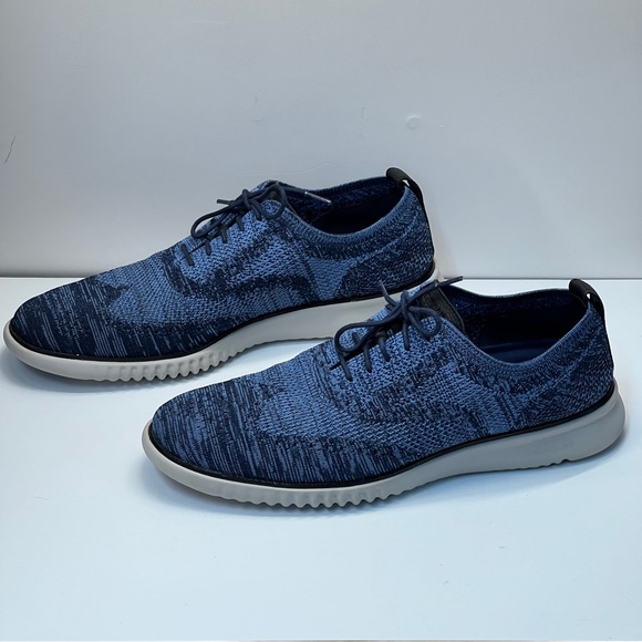 Cole Haan Zerogrand Shoes Men’s 11.5 Wingtip Oxford Sneakers Blue Marine C27946 main image 7